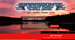 Desktop Screenshot of harrisonssportshop.com